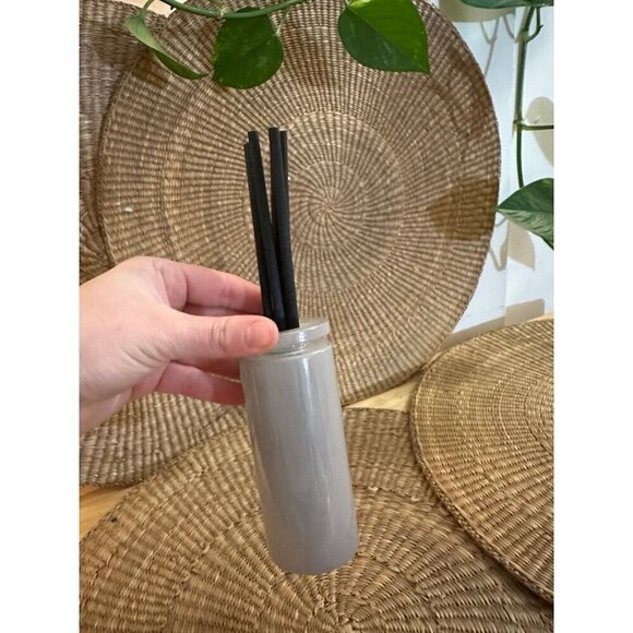Gray Reed Diffuser Bottle with Black Sticks – Home Fragrance Decor - Picture 6 of 9